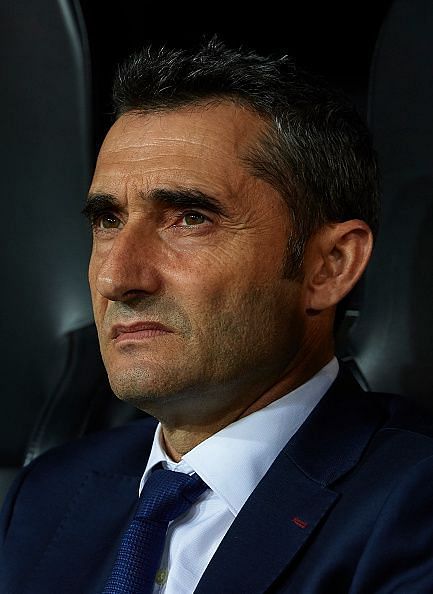 F.C. Barcelona's manager Ernesto Valverde.